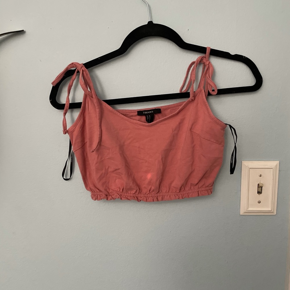 Mauve cropped top